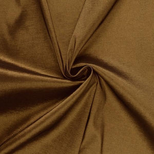 Brown Stretch Taffeta Fabric / 50 Yards Roll