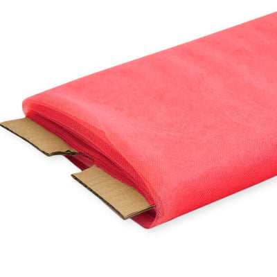 Coral Nylon Tulle Fabric, 54