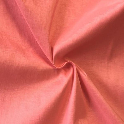 Coral Stretch Taffeta Fabric