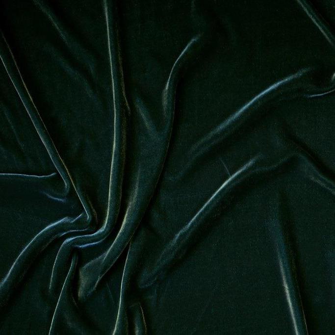 4 Inch Dark Green Velvet Ribbon