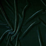 Dark Green Silk Velvet Fabric