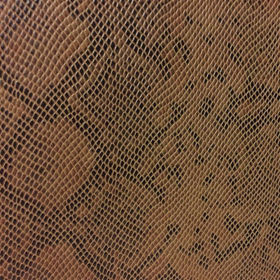 Bronze Matte Python Snake Skin Vinyl Fabric / 40 Yards Roll