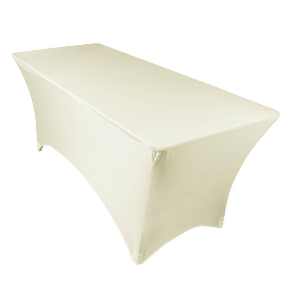 Ivory Spandex Tablecloth