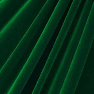 Hunter Green Upholstery Grade Flocking Velvet Fabric / 50 Yards Roll