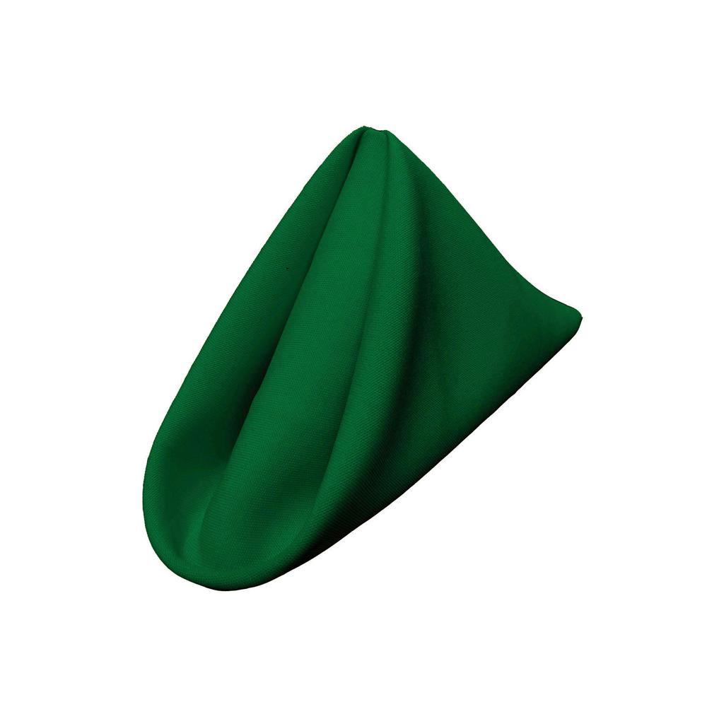 (12 / Pack) Emerald Green 18" Polyester Napkin