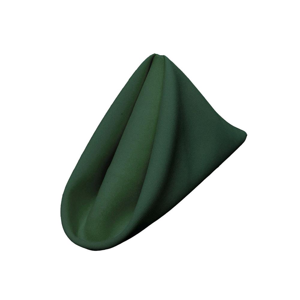 (12 / Pack) Hunter Green 18" Polyester Napkin