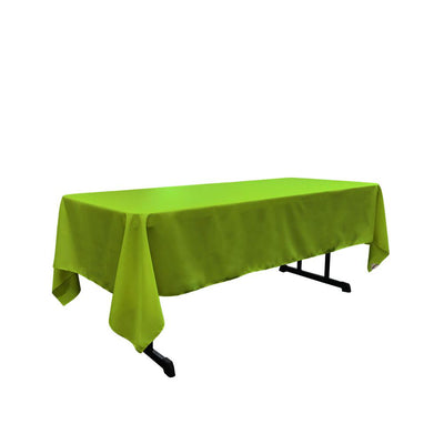 Lime 100% Polyester Rectangular Tablecloth 60 x 108