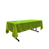 Lime 100% Polyester Rectangular Tablecloth 60 x 108"