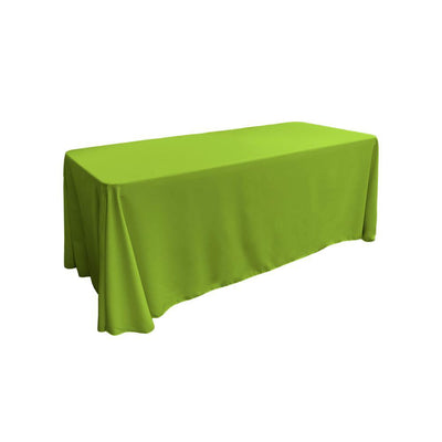 Lime 100% Polyester Rectangular Tablecloth 90