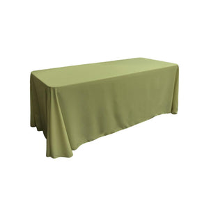 Dark Sage 100% Polyester Rectangular Tablecloth 90" x 156"