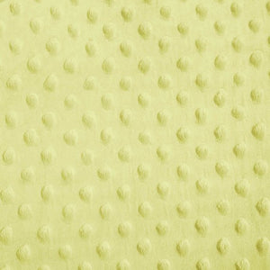 Banana Minky Dimple Dot Fabric