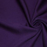 Purple Solid Stretch Scuba Double Knit Fabric / 50 Yards Roll