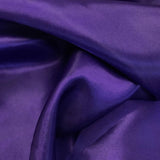 Purple Bridal Satin Fabric / 50 Yards Roll
