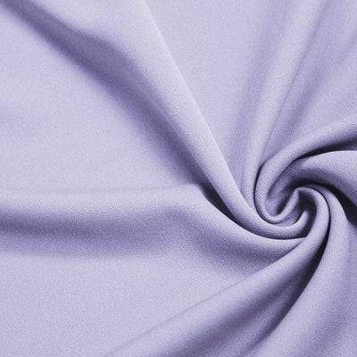 Lilac Solid Stretch Scuba Double Knit Fabric / 50 Yards Roll