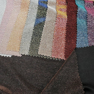 Royal Poly tricot lame 2 way stretch Glitter All Over Foil Fabric