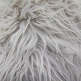 Bleach Faux Fake Mongolian Animal Fur Fabric Long Pile