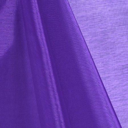 Purple Mirror Crystal Organza Fabric / 100 Yards Roll