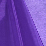 Purple Mirror Organza Fabric