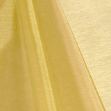 Gold Mirror Crystal Organza Fabric / 100 Yards Roll