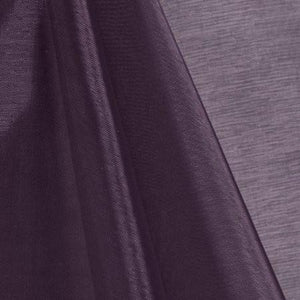 Plum Mirror Crystal Organza Fabric / 100 Yards Roll