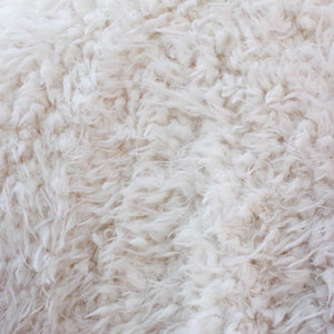 Curly Ivory Faux Fur Fabric
