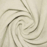 Ivory Anti Pill Solid Fleece Fabric / 50 Yards Roll
