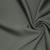 Charcoal Solid Stretch Scuba Double Knit Fabric