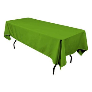 Lime 100% Polyester Rectangular Tablecloth 60" x 126"