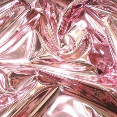 Pink Mirror Reflective Vinyl Fabric