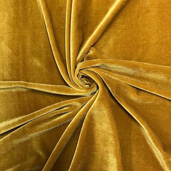 Gold Shiny Lycra Fabric Swatch