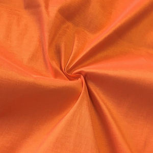 Orange Stretch Taffeta Fabric / 50 Yards Roll
