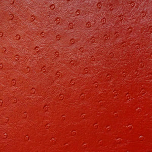 Red Ostrich Vinyl / 40 Yards Roll