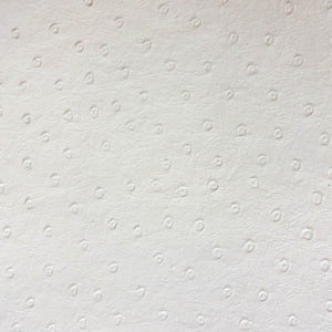 White Ostrich Vinyl / 40 Yards Roll