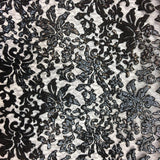 Black Beyonce Lace Fabric - Evening Gown Lace