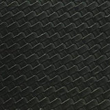 Black Basket Weave Upholstery Vinyl Fabric