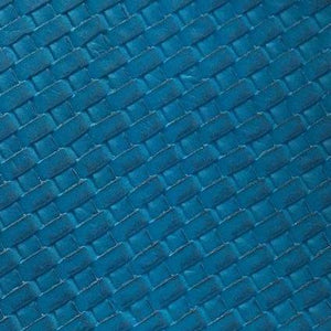 Blue Basket Weave Upholstery Vinyl Fabric