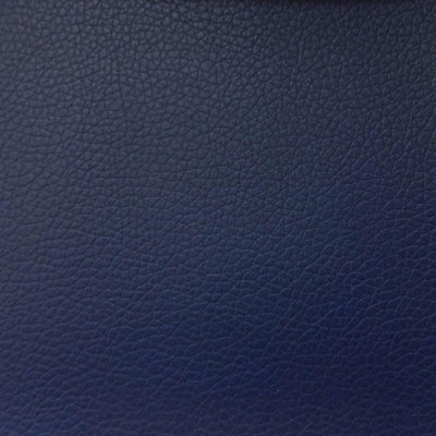 Navy 1.2 mm Thickness Soft PVC Faux Leather Vinyl Fabric / 40 Yards Roll