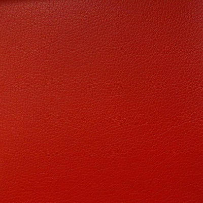 Red 1.2 mm Thickness Soft PVC Faux Leather Vinyl Fabric / 40 Yards Roll