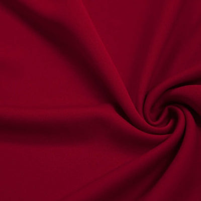 Red Scuba Double Knit Fabric