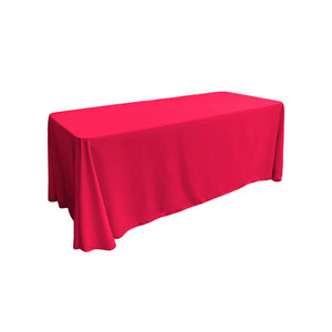 Fuchsia 100% Polyester Rectangular Tablecloth 90" x 156"