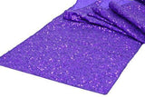 Purple Glitz Sequin Table Runner