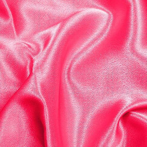 Hot Pink Bridal Satin Fabric / 50 Yards Roll