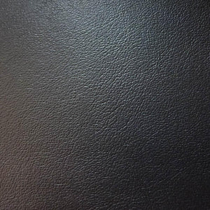 Black 1.0 mm Thickness Soft PVC Faux Leather Vinyl Fabric