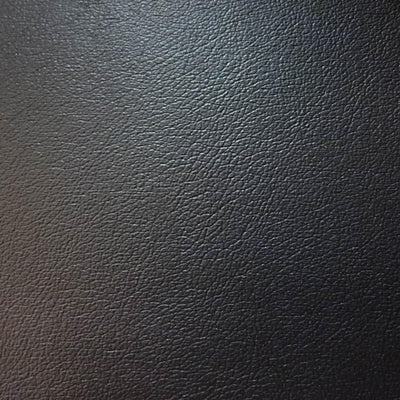 Black 1.0 mm Thickness Soft PVC Faux Leather Vinyl Fabric