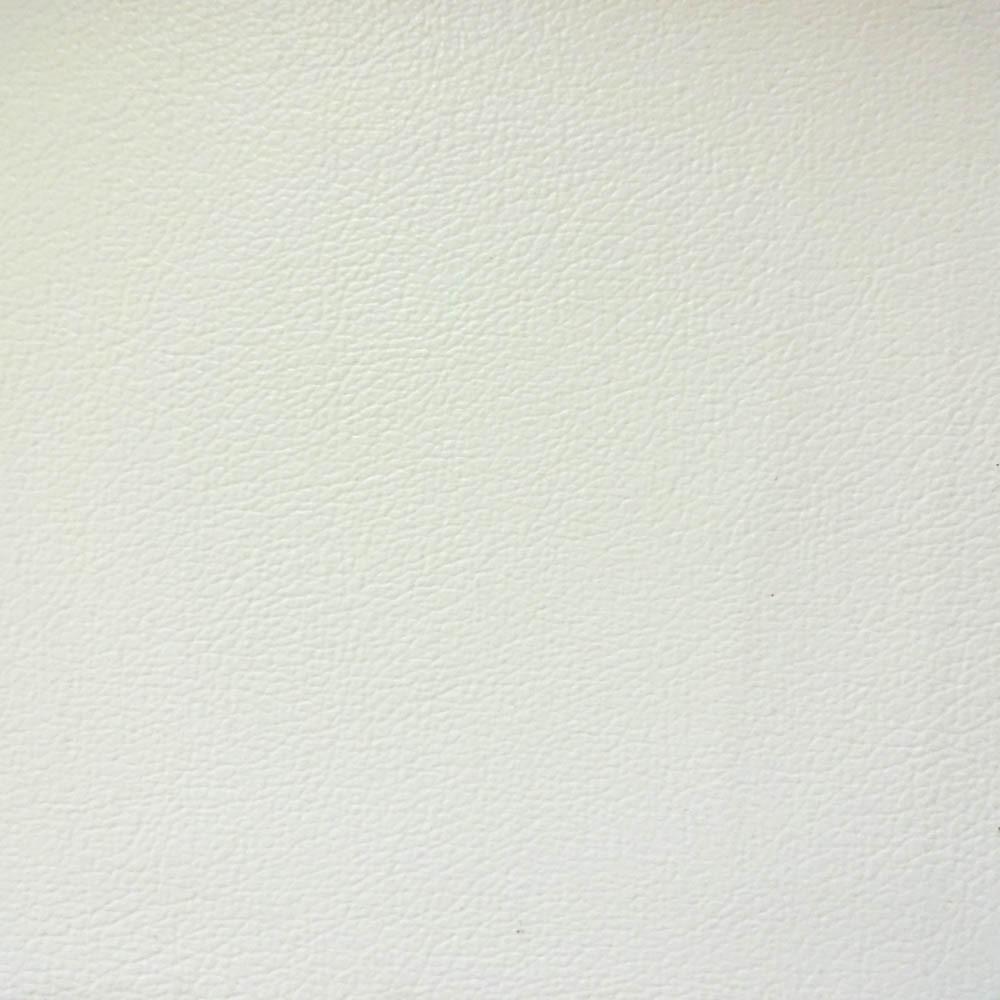 White 1.0 mm Thickness Soft PVC Faux Leather Vinyl Fabric