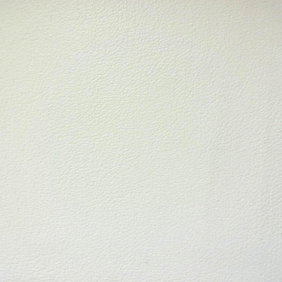 White 1.0 mm Thickness Soft PVC Faux Leather Vinyl Fabric / 40 Yards Roll
