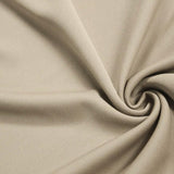 Taupe Solid Stretch Scuba Double Knit Fabric / 50 Yards Roll