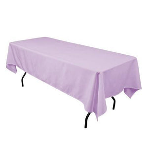 Lavender 100% Polyester Rectangular Tablecloth 60" x 126"