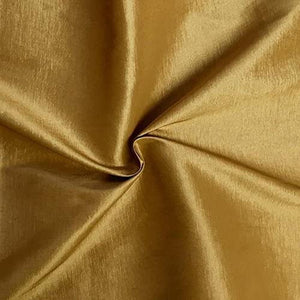 Gold Stretch Taffeta Fabric / 50 Yards Roll