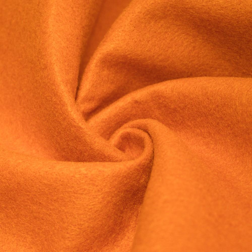 Tangerine solid Acrylic Felt Fabric / 20 Yards Roll